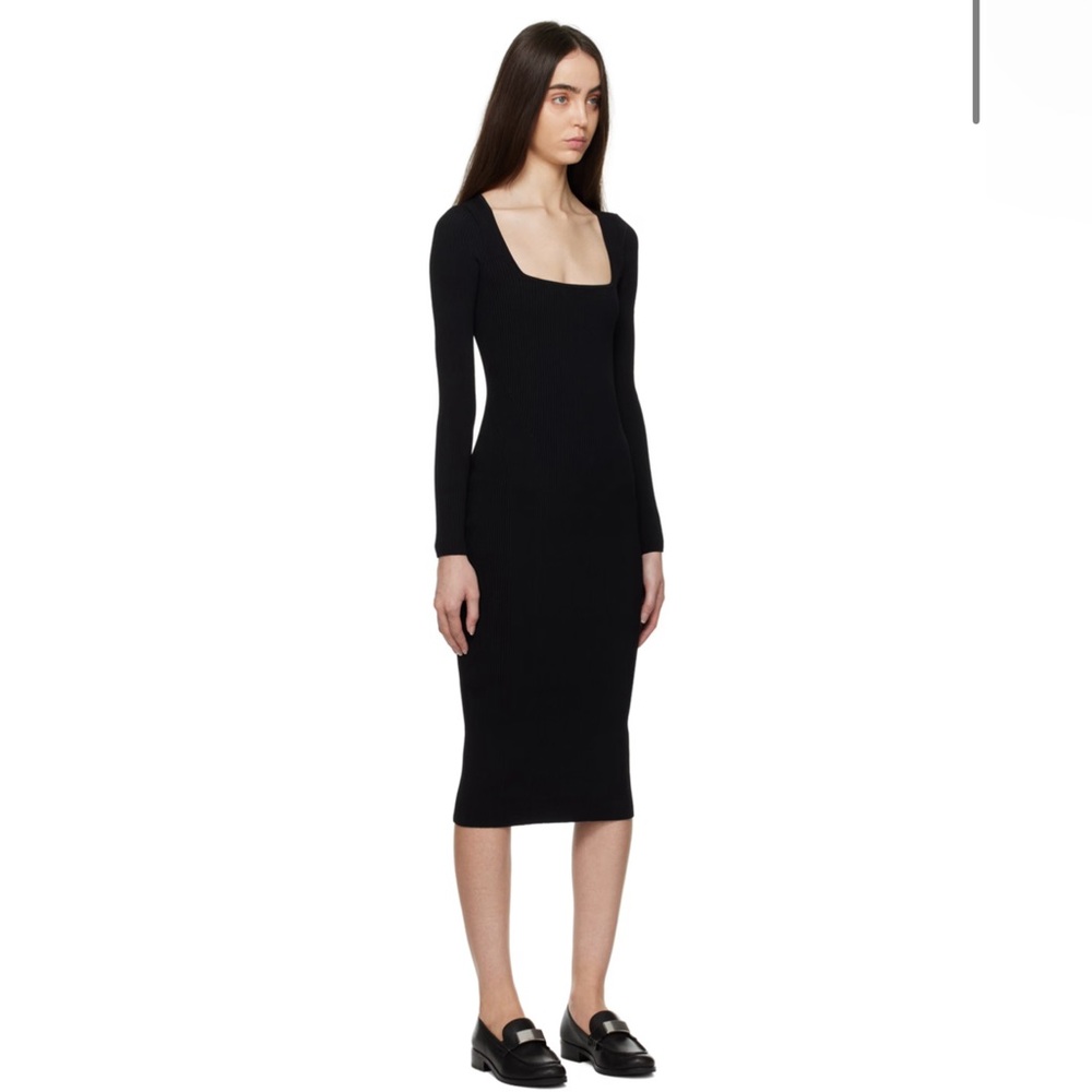 rag & bone Classic Black Midi Dress